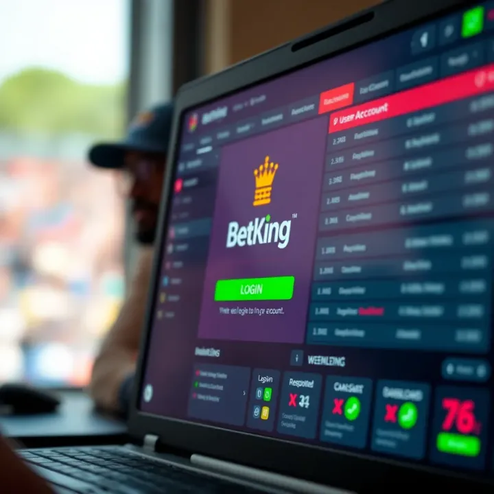 Screenshot of BetKing app installation screen on a desktop computer