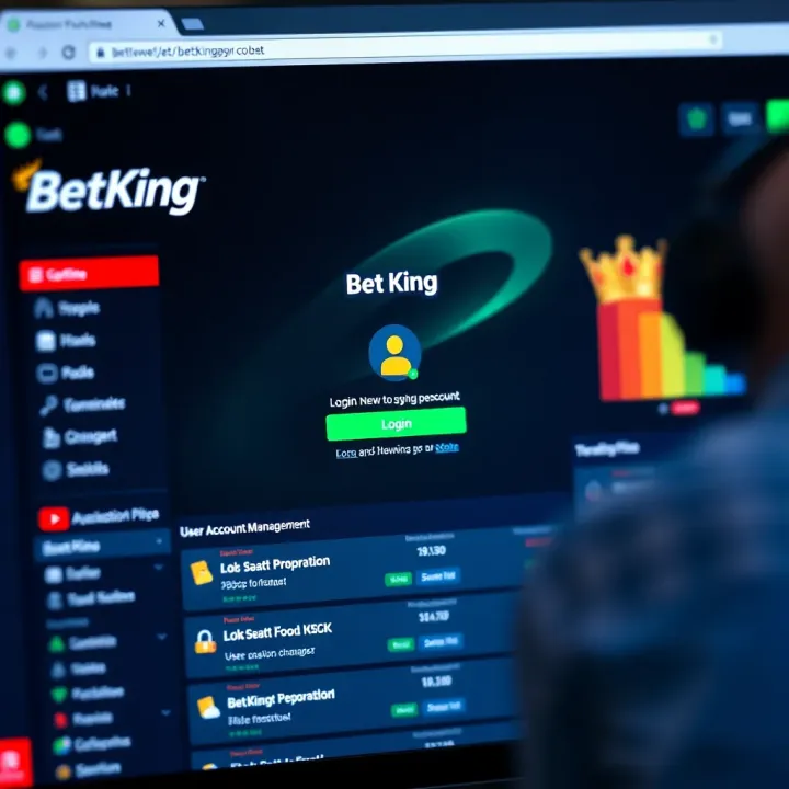 BetKing livestream interface showing live soccer match with betting odds on screen
