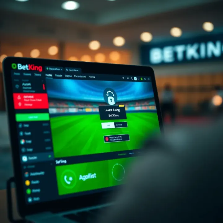 Android phone displaying installation confirmation screen for BetKing Mlite app