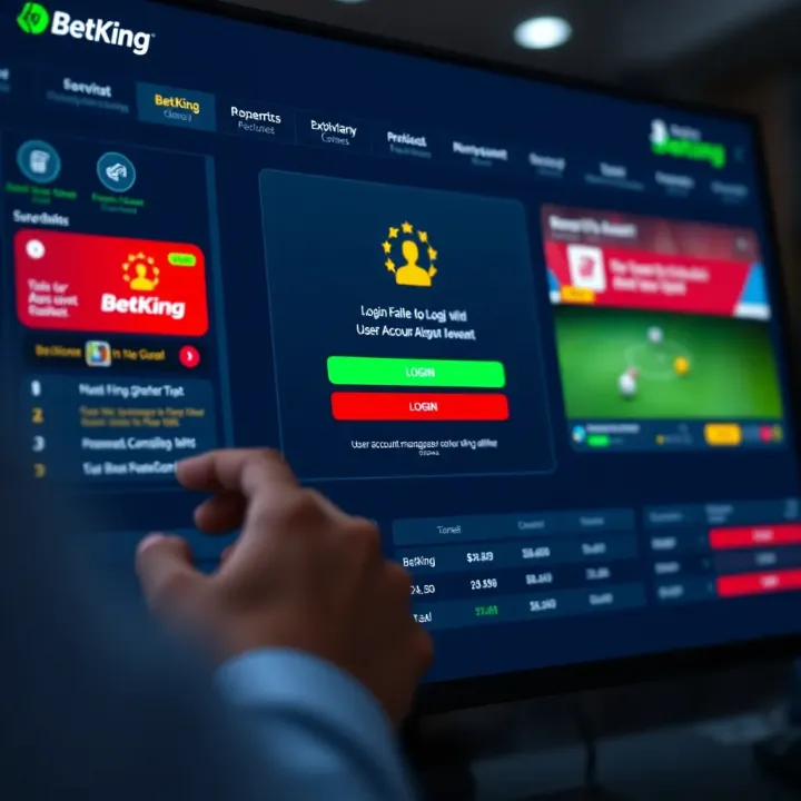 Mobile phone screen displaying BetKing old mobile sign up interface with fields for user details