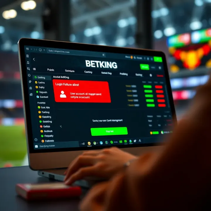User activating self exclusion feature on BetKing platform to control betting activity