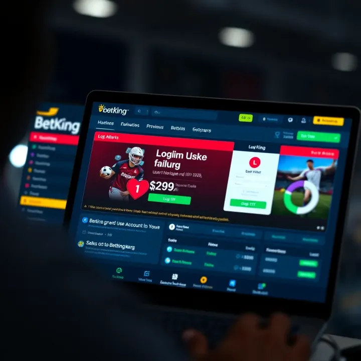 Illustration of mobile phone showing registration screen on BetKing Shop app with Nigerian flag colors