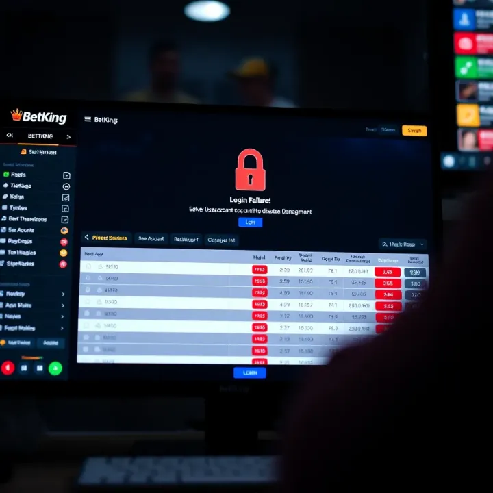BetKing sports betting interface showing table tennis match options and betting markets