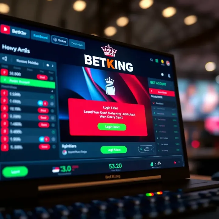 Mobile device displaying BetKing Uganda app login screen with sports betting options