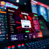Digital interface displaying English Premier League fixtures with betting options highlighted