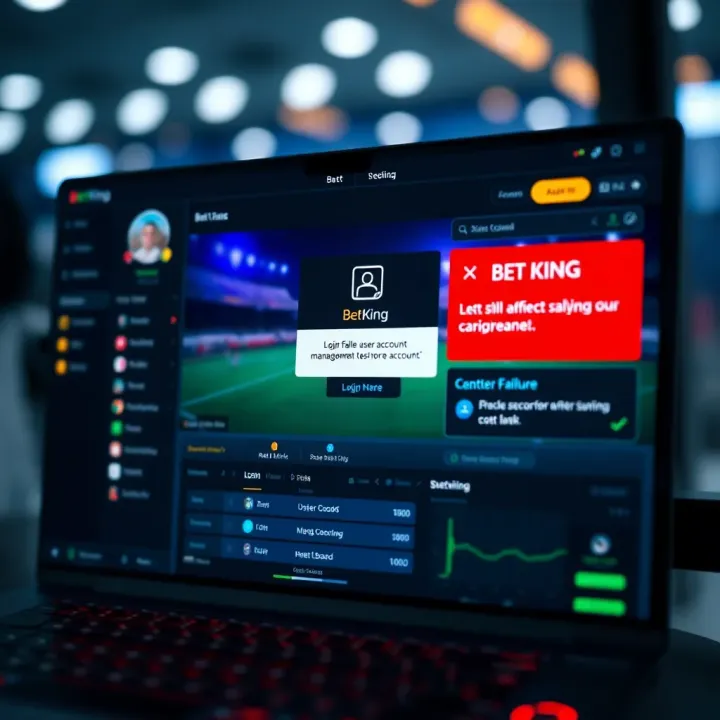 User interface showcasing BetKing MobileLite app with live sports betting options on a smartphone screen