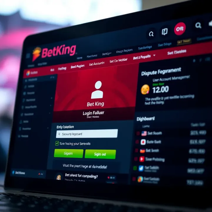 Laptop displaying football betting platform with statistics and expert insights