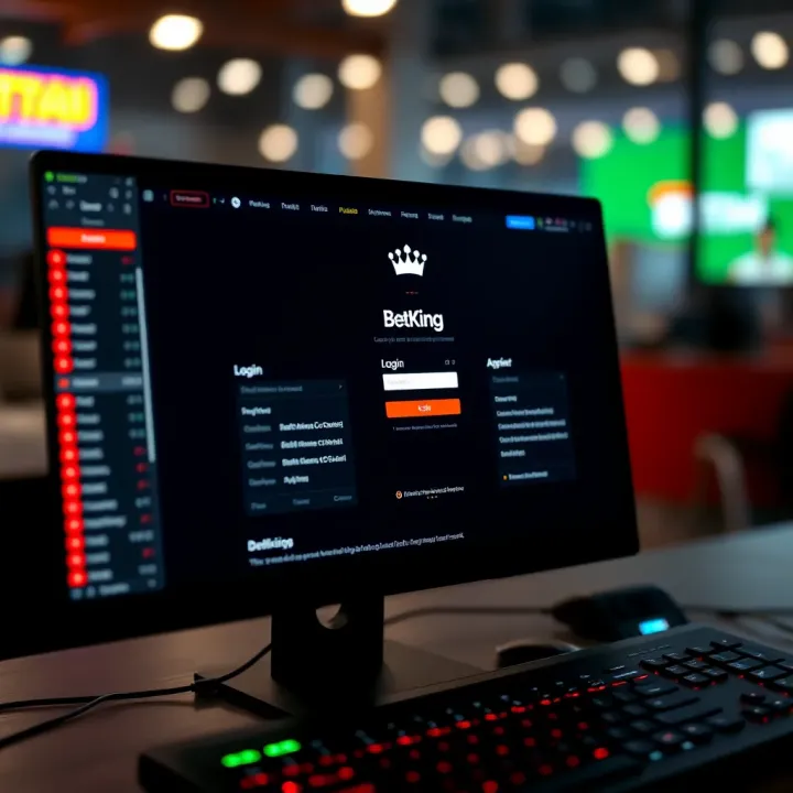 User navigating account settings on BetKing platform to initiate account deletion