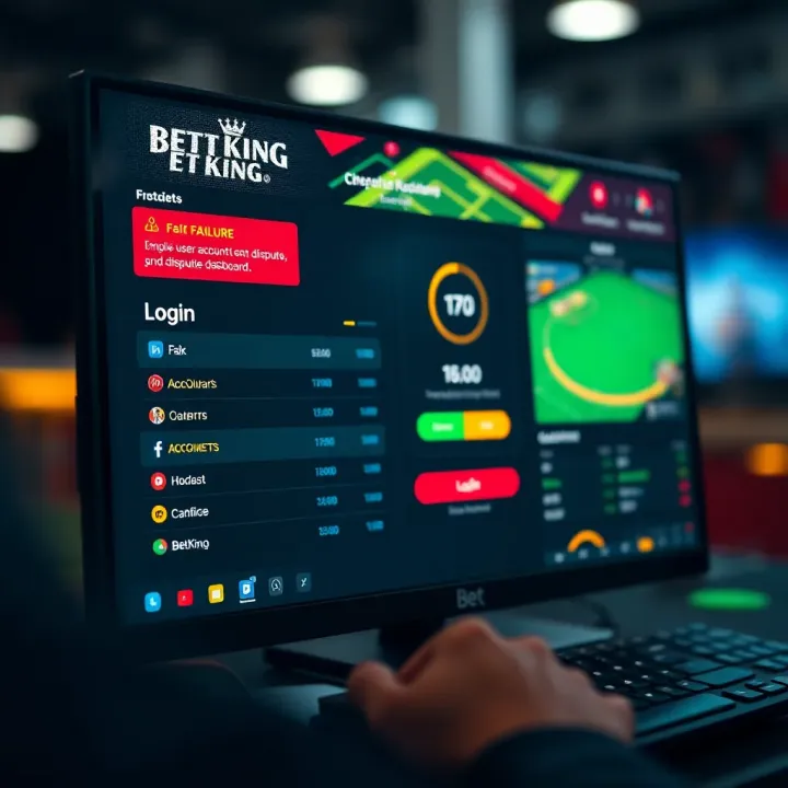 Mobile phone displaying betting options on BetKing app with Nigerian user in background