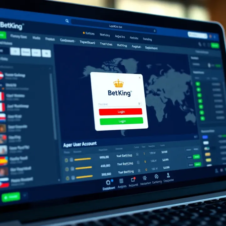 User entering login credentials on a sports betting platform interface