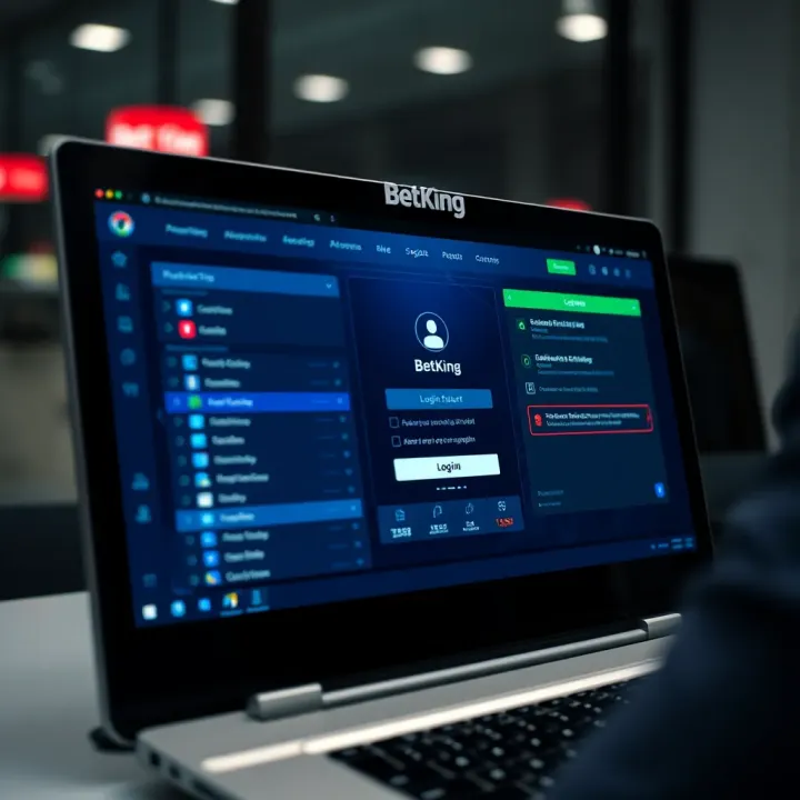 Secure login screen with padlock symbol ensuring account protection