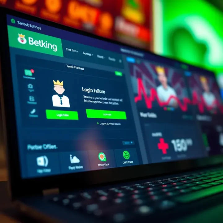 Customer support representative assisting a bettor with BetKing inquiries