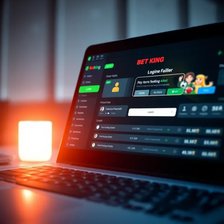 Customer support chat window with BetKing support representative