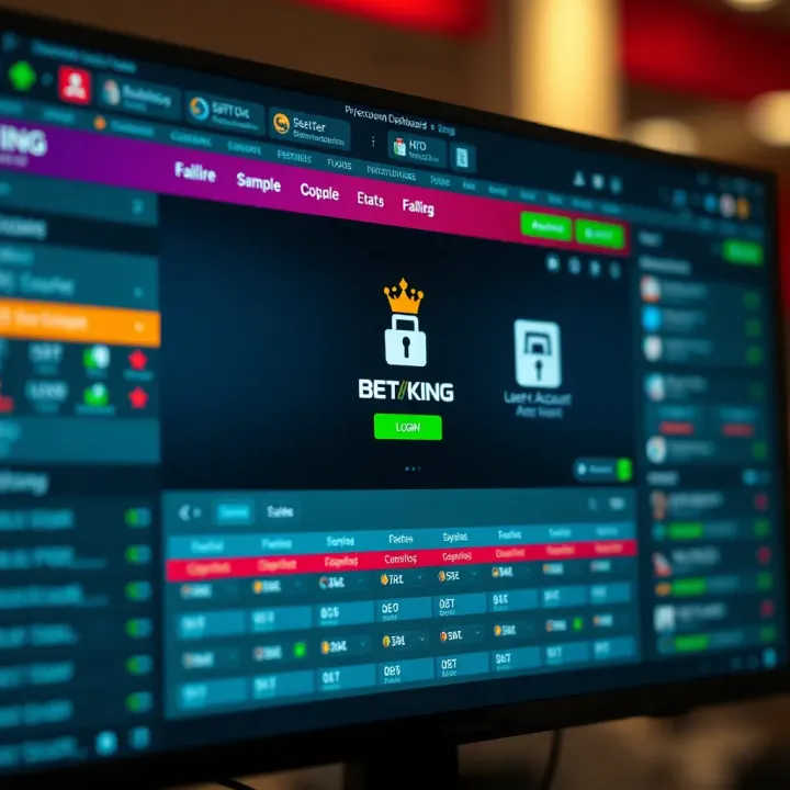 Mobile phone displaying BetKing betting app with withdrawal options
