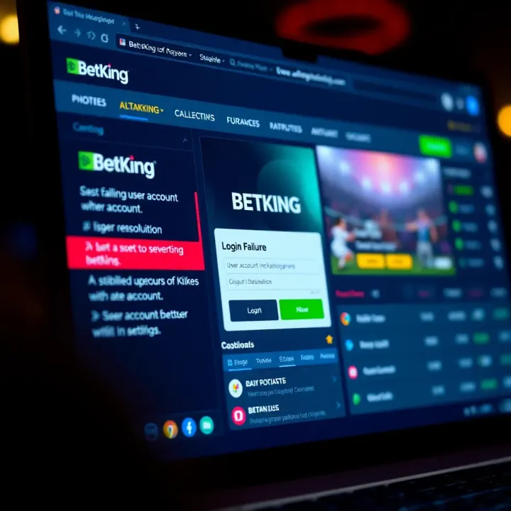 Mobile phone screen showing Betking app interface with sports betting options for Nigerian users